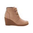 thumbnail image 2 of Style & Co. Womens Noellee Ankle Zip-Up Wedge Boots, 2 of 3