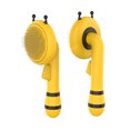 thumbnail image 1 of Bathing Brushespet Grooming Shedding Brush Little Bee Self Cleaning Slicker Undercoat Rake Combyellow, 1 of 4