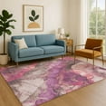 thumbnail image 7 of Addison Rugs Mayfield Premium Machine Washable Transitional Floral Blush Rectangle Rug, 3' x 5', 7 of 7