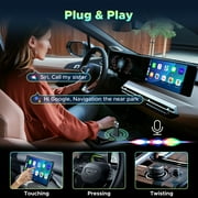 LAMTTO 2 in 1 Wireless Carplay Adapter for Apple Carplay, Adapter for Converts Wired to for Cars, 5.8GHz WiFi, Plug & Play, iOS 10+, Bluetooth, Black