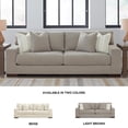 thumbnail image 3 of Signature Design by Ashley Maggie Flax Sofa with Decorative Accent Pillows, 3 of 18