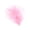 1-4" -Candy Pink, variant on Turkey Marabou Dyed - Grey