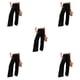 thumbnail image 1 of Pantalones de Algodón y Lino Sonducket Mujer Largo Suelto Casual Pierna Ancha Cintura Alta Negro XXXL Type2 NO2, 1 of 6