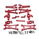 thumbnail image 2 of Accesorios de Actualización de Metal 1/16 Reemplazo de Piezas de Automóvil de Control Remoto Piezas de Reparación de Aluminio para 16208 16209 Profesi Rojo, 2 of 8