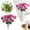 Light Pink, variant on 1 Pcs Artificial Azalea Bouquet Flower Artificial Flowers for Outdoors UV Resistant Realistic Colorful Faux Spring Floral for Outdoor Garden Window Porch Pots Wedding Decor(Pink)