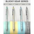 thumbnail image 4 of Nicpro 36PCS Art Mechanical Pencils Set with Case, 3PCS Metal Drafting Pencil 0.5, 0.7, 0.9mm, 3PCS 2mm Lead Holder for Drawing Sketching with 20 Tubes (6B 4B 2B HB 2H 4H Colors) Lead Refills, 4 of 5