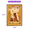 thumbnail image 5 of Welcome Fall Boxer Enjoys School Time Autumn Fall Leaves Acrylic Plaque with Wood Photo Frame Box Boxers Dog Lover Gifts Idea Light Box - 02013, 5 of 5