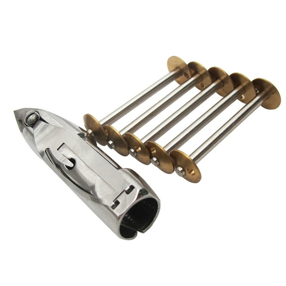 #8228 5PCS   8327 1PCS 5 BOBBINS 1 VS Shuttle Bobbin CASE Compatible with/Replacement for SINGER brand 27,28,127,128 Treadle Sewing#8327 (8228 5PCS   8327 1PCS)