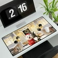 thumbnail image 3 of Happy New Year 2026 West Highland White Terrier Santa Gnome Holiday Party Snow Desk Mat Full Keyboard Mouse Pad Westie Westy Dog Lover Large Mousepad - 13019, 3 of 5