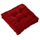 thumbnail image 3 of Cojín de asiento de pana, respaldo antideslizante, tela duradera, rojo, 3 of 9