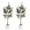 Rose Red, variant on Lifelike & UV Resistant Artificial Rose Tree – 120cm Faux Plant with Silk Flowers & Plastic Leaves, White Pot, Easy Maintenance, Nordic Home/Office Décor