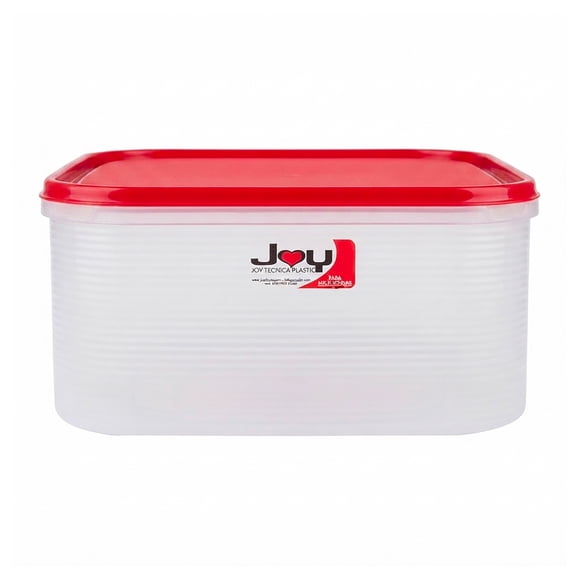 Contenedor Hermético Joy 6 l con Tapa Roja