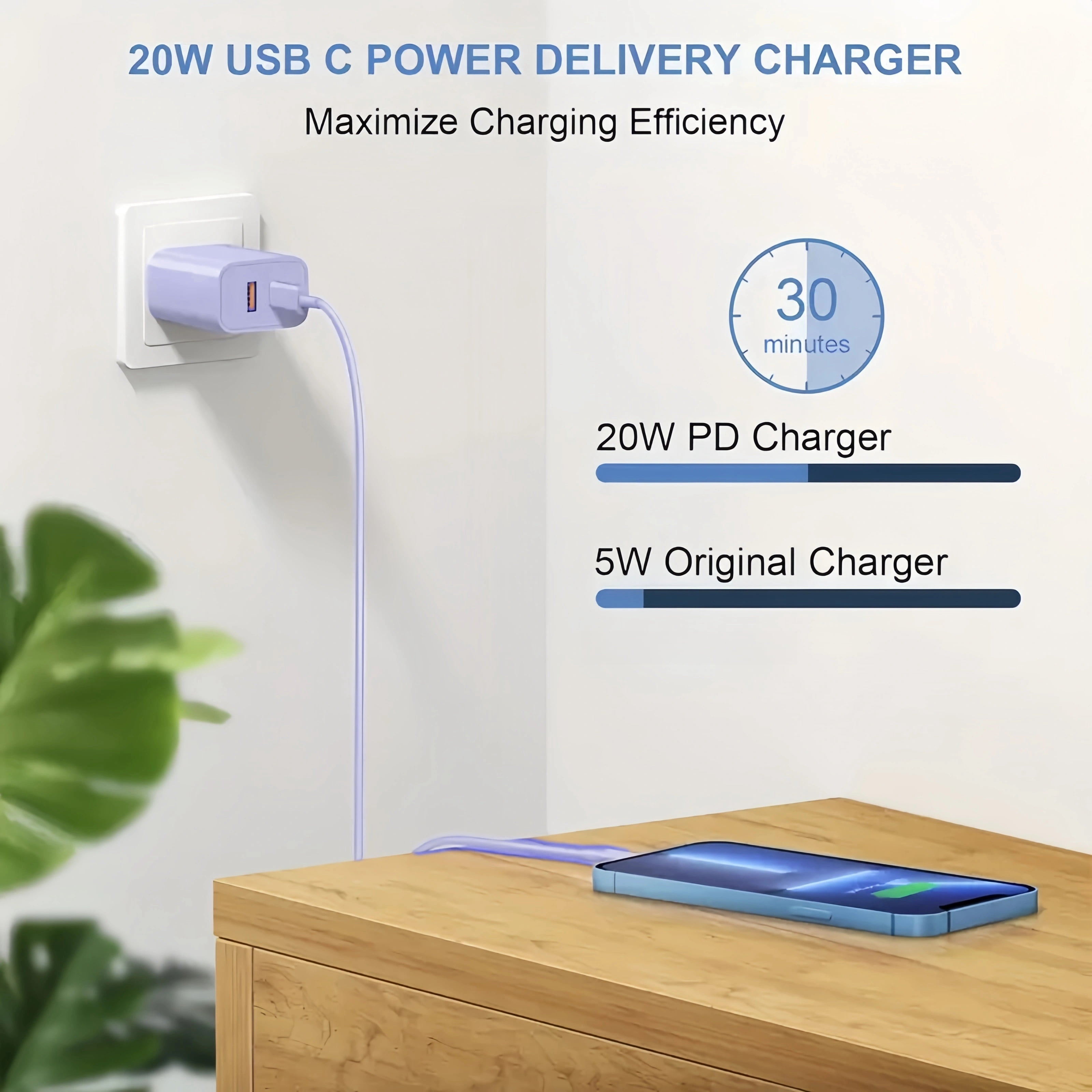 For iPhone 14 13 Charger Fast Charging 3Pack USB C and USB A Port Charger Block Type C Charger 6.6FT Cord Wall Charger Compatible with iPhone 14/14 Plus/14 Pro/14 Pro Max