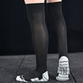 thumbnail image 3 of Funicet Childrens Sports Socks Solid Color Football Socks High Tube Socks Knee High Socks, 3 of 5