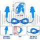 thumbnail image 2 of 12 Pairs Silicone Earplugs Waterproof Bavoe Corded String Ear Plugs, 6 Colors, 2 of 5