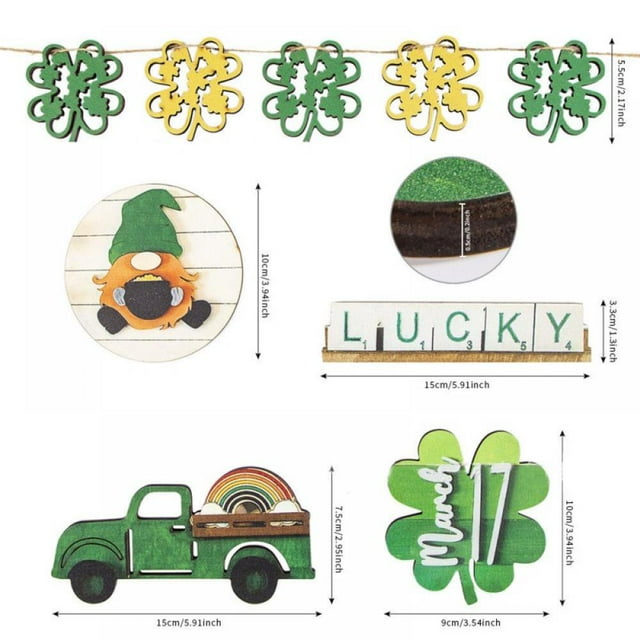 Boxwood Pallet Craft Decorating Set St. Patrick Ayered Trays Easter Kit