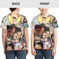 thumbnail image 3 of Haikyuu Characters Teen T-Shirt Crewneck Short Sleeve Double-Sided Print Summer Tee Shirts Top For Youth Boys Girls Children Small, 3 of 7