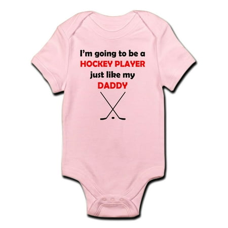 

CafePress - Hockey Player Like My Daddy Body Suit - Baby Light Bodysuit