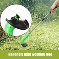 thumbnail image 2 of Electric Grass Trimmer Portable Handheld Garden String Cutter Mini Lawn Mower Portable Garden Trimmer Garden Electric Tools as shown, 2 of 5