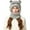 Gray, variant on Cadancy Womens Beanie Hats Winter Fleece Balaclava Ski Mask Windproof Cute Bear Ears Snow Caps Plush Soft Warm Outdoor Cold Weather Hooded Scarf Neck Warmer