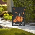 thumbnail image 3 of YladaFaie Happy Fall Pumpkin 12.5x18 Vertical Double Sided, Welcome Fall Flag Yard Decoration for Outdoor Decoration Polyester Yard Flag, 3 of 7