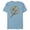 Ocean Blue, variant on Marvel Studios’ Ms. Marvel Gold Logo - Short Sleeve Blended T-Shirt for Adults - Customized-Yellow