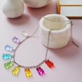 thumbnail image 2 of Collar DrippyGoods Y2K Gen Z con forma de osito de goma arcoíris, 2 of 4
