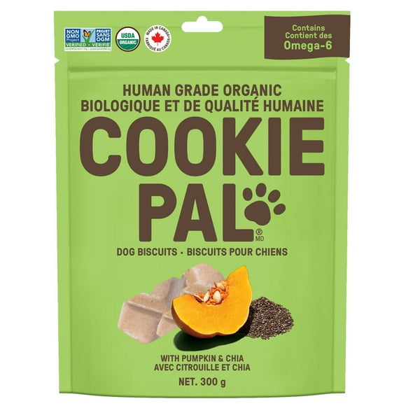 Cookie Pal Biscuits pour Chiens à la Citrouille et au Chia 300g 300g