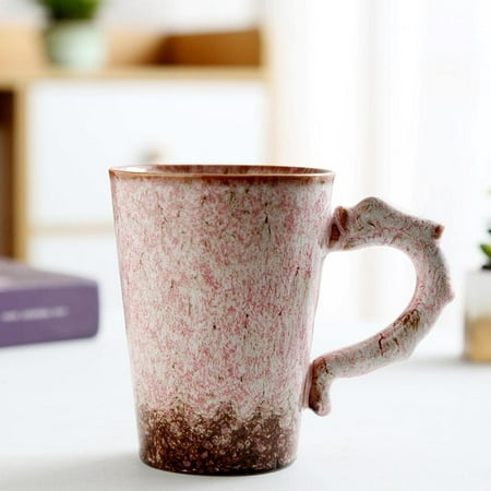 

GZhLonKiMa Coffee Mug Ceramic Glazed Tea Cup 12 oz Mug with Handle for Coffee Tea Milk Cocoa Dishwasher and Microwave Safe for Office Home (Blue)