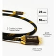 thumbnail image 2 of QualGear 3 Feet-2 Pack HDMI Premium Certified 2.0 cable with 24K Gold Plated Contacts, Supports 4K Ultra HD, 3D, 18Gbps, Audio Return Channel, Ethernet (QG-PCBL-HD20-3FT-2PK), 2 of 3