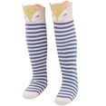 thumbnail image 4 of 1 Pair Girls Knee High Socks Fun Animal Pattern Socks Cotton Mid Calf Long Boot Socks, 4 of 8