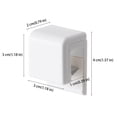thumbnail image 3 of MOQIN Wall Mounted Silicone Toothbrush Toothpaste Holder Storage Rack Holders Set,Multi Function Waterproof Hook Razor Holder,Plug Holder for Hanging Bathroom Kitchen,1 Pieces, 3 of 6