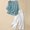 Light Blue, variant on HAIJIE womens linen set two Piece Easter Sets for Women Summer Spring Lou-nge Sets Travel Vacation Outfits Cap Sleeve Side Slit Wide Leg Pants (Light Blue,XL)