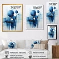 thumbnail image 4 of Designart "Nautical Geometry in White and Blue V" Abstract Framed Wall Art - Modern Blue Abstract Geometric Living Room Framed Canvas Art, 4 of 6