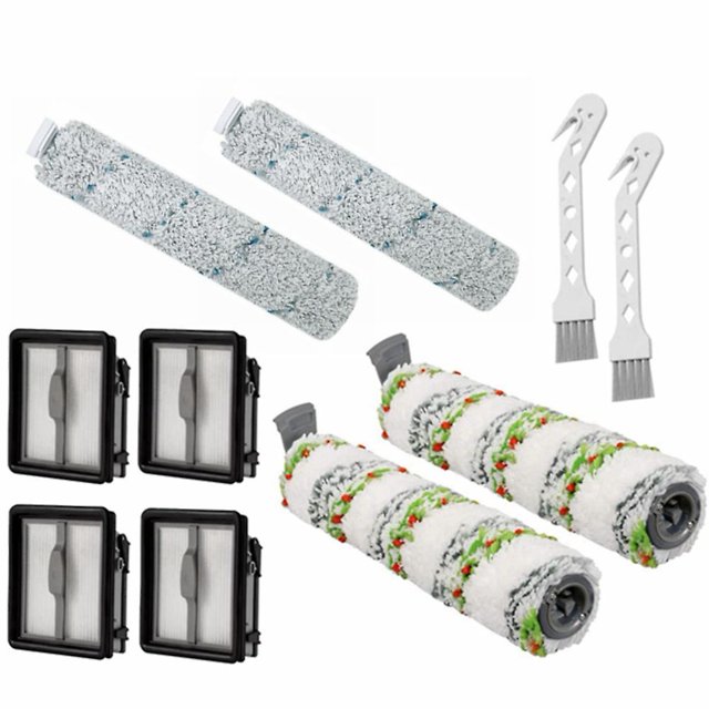 Reemplazo de robots de barrido Rodillo de cepillo para Bissell X7 Crosswave Set Pro juego de filtros de rodillo