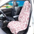 thumbnail image 3 of XYZCANDO Pink Cow Print Car Seat Towel Cover - Waterproof Sweatproof Seat Protector | Soft Absorbent Microfiber | Universal Fit for Cars, SUVs, Trucks, 3 of 9