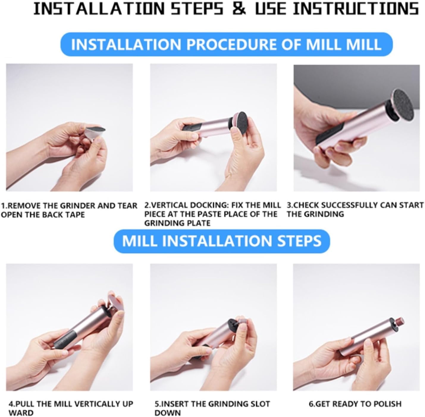 Electric Callus Remover for Feet,Electric feet Callus Remover with 20pcs Replaceable Sandpaper Refill Discs,Feet Scrubber Dead Skin Foot Grinder, Electric Pedicure Tools for feet (Black)
