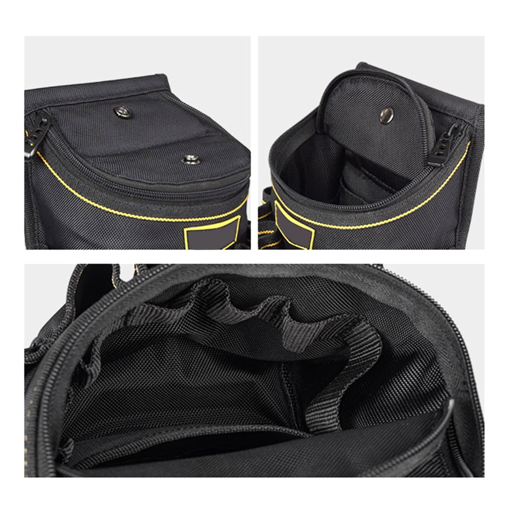 Yokua Convenient Canvas Tool Bag for Home Project 18Pocket Electrician Tool Belt