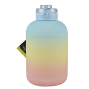 Athletic Works 64Oz Motivational Water Jug, Dual-Function Lid, BPA-Free, Leakproof Hydration Bottle