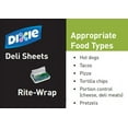 thumbnail image 4 of Dixie Rite-Wrap Dry Wax Deli Paper, RW126, 6,000 Sheets per Case, 4 of 6
