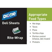 Dixie Rite-Wrap Dry Wax Deli Paper, RW156, 6,000 Sheets per Case