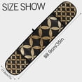 thumbnail image 3 of Yayeee Double Oven Mitt Kitchen Heat Resistant Baking 35" x7" Quilted Glove, Black Geometric, 3 of 6