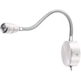thumbnail image 3 of Lunartec Gooseneck Bed Lamp: LED Gooseneck Bed and Reading Light, Wall Mount, 3W, Cool White (Gooseneck Bed Reading Lamp), 3 of 5