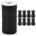 thumbnail image 1 of Blinds Pulling String Replacement Parts For Indoor Curtains Classic Black Decorative 1 Set, 1 of 4