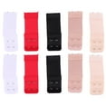 thumbnail image 1 of KAKOWELY 10pcs Comfortable Bra Extender Hooks 2 Rows Elastic Bra Extenders Bra Extension Strap Bra Buckle Underwear Extension Buckle Bra Clasp,3.54"X1.3"X0.04", 1 of 4