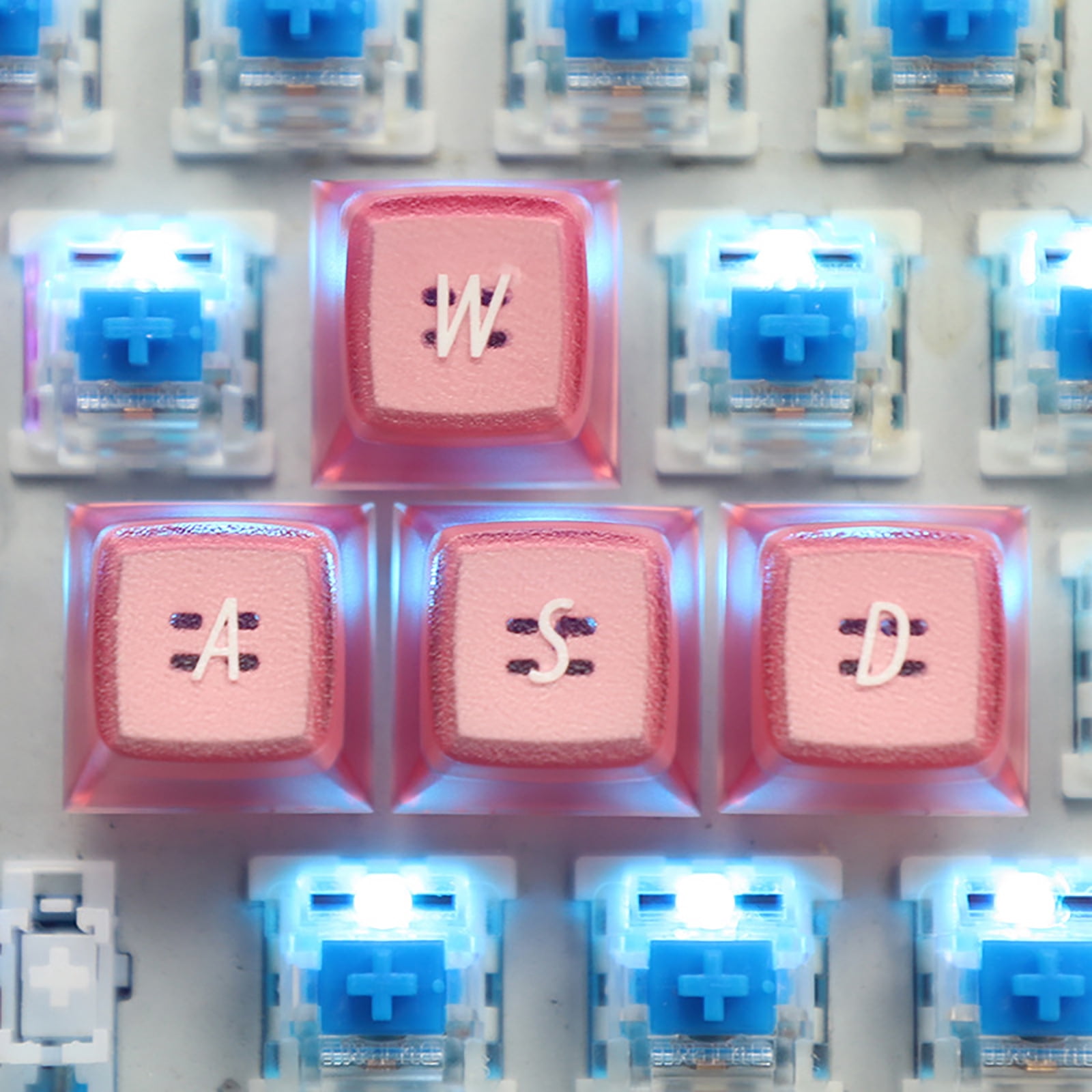 Double-Shot Keys Ema Profile Esc WASD Direction Keycap for Mechanical Keyboard