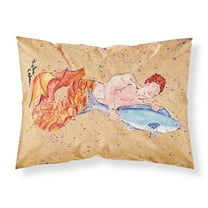 Carolines Treasures 8346PILLOWCASE Merman Fabric Standard Pillowcase Standard multicolor