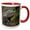 Red/White, variant on 3drose, Caribbean, Bvi, Peter Island. Green Iguana., 11oz Mug