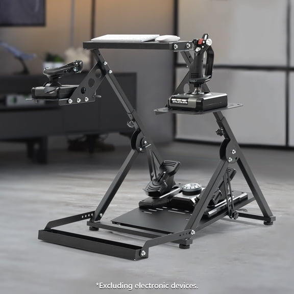 Marada Foldable Racing Wheel Stand Flight Sim Cockpit Compatible with Logitech Thrustmaster