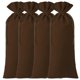thumbnail image 1 of Bolsas de Tequilas VentDepot Terciopelo LongPouchBrowm 4Pzas 15x35cm, 1 of 2